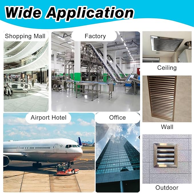 Square Stainless Steel Vent Grille - Image 7