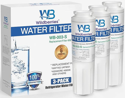 Wildberries UKF8001 NSF Certified Refrigerator Water Filter Replacement by Wildberries
