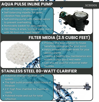 HALF OFF PONDS Simply Clear Koi Pond Filter System - Image 4
