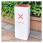 GLigeT Outdoor Trash can White Combined Trash Can Large-Capacity Square Sorting by Unknown
