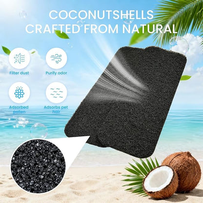 20pcs Coconut Carbon Ceiling Fan Filters - Image 3
