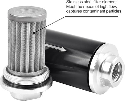EVIL ENERGY Inline Fuel Filter 100 Micron - Image 4