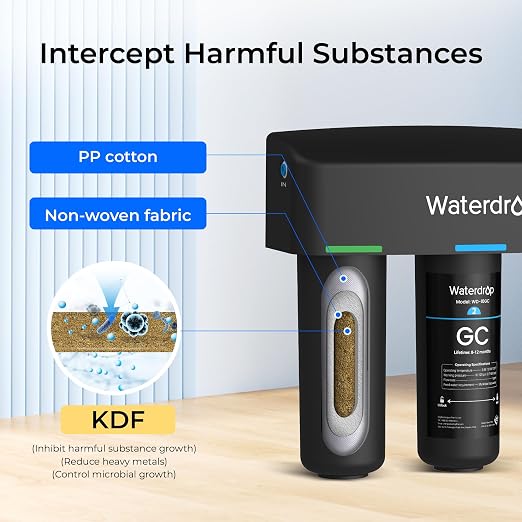 Waterdrop TSB-ALK 8 Layer Slightly Alkaline Under Sink Water Filter System - Image 5