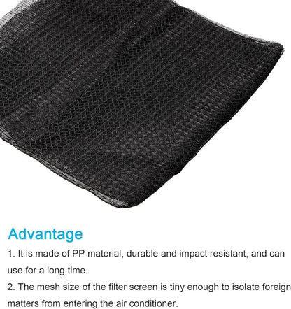 PATIKIL 47.2" x 23.6" Air Conditioner Air Filter Material, 2 Pack Plastic - Image 4