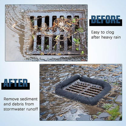 2 Pcs Sediment Filter Erosion Control Blanket Silt Fence Sock - Image 5
