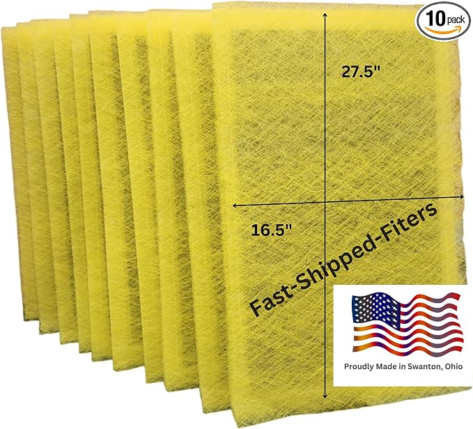 Fast-Shipped-Filters 10 Pack 18x30 Replacement Filter Pads Compatible by Unknown