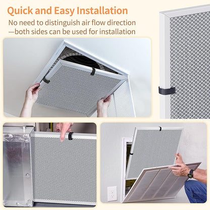 2-Pack 10x10x1 MERV 8 Reusable & Washable Electrostatic Air Filters - Image 6
