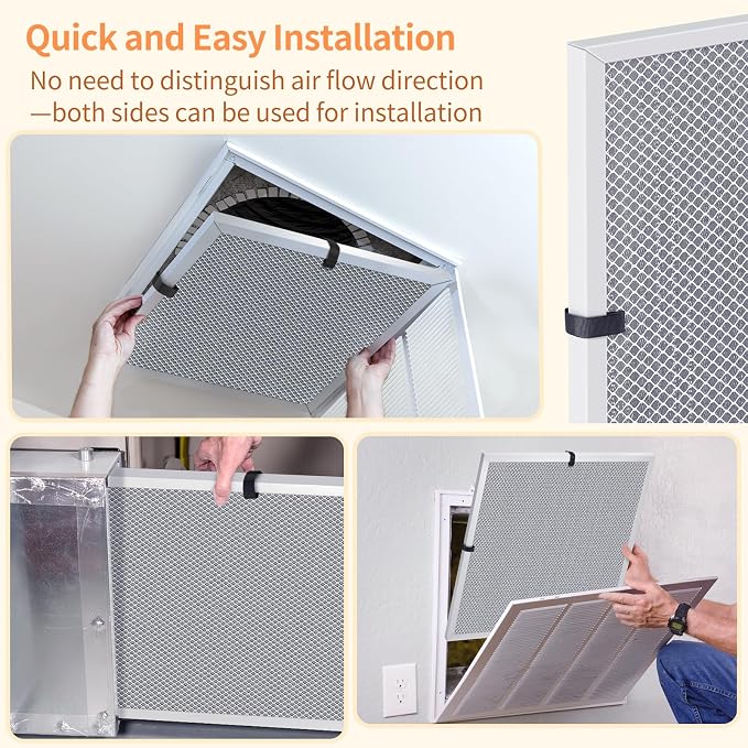 2-Pack 18x20x1 MERV 8 Reusable & Washable Electrostatic Air Filters - Image 6