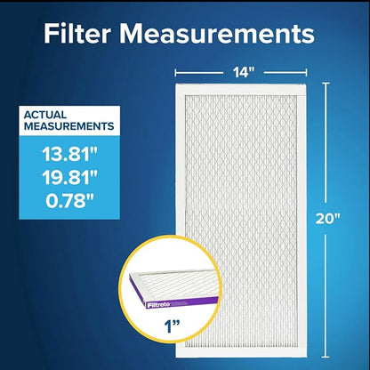 Filtrete 14x20x1 AC Furnace Air Filter, MERV 12, MPR 1500, CERTIFIED asthma & - Image 2
