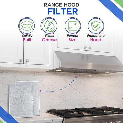 Bagean Stove Hood Vent Filter 11.81"x17.32" BPS1FA36 Compatible - Image 2