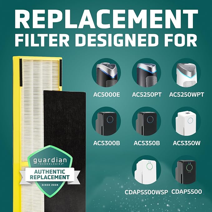 Germ Guardian FLT5000 True HEPA Genuine Air Purifier Replacement Filter C - Image 4