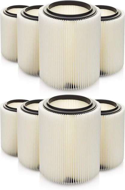 Replacement Compatible for Craftsman Part # 17816 and Ridgid VF4000, 8 Pack by Kopach+Filter