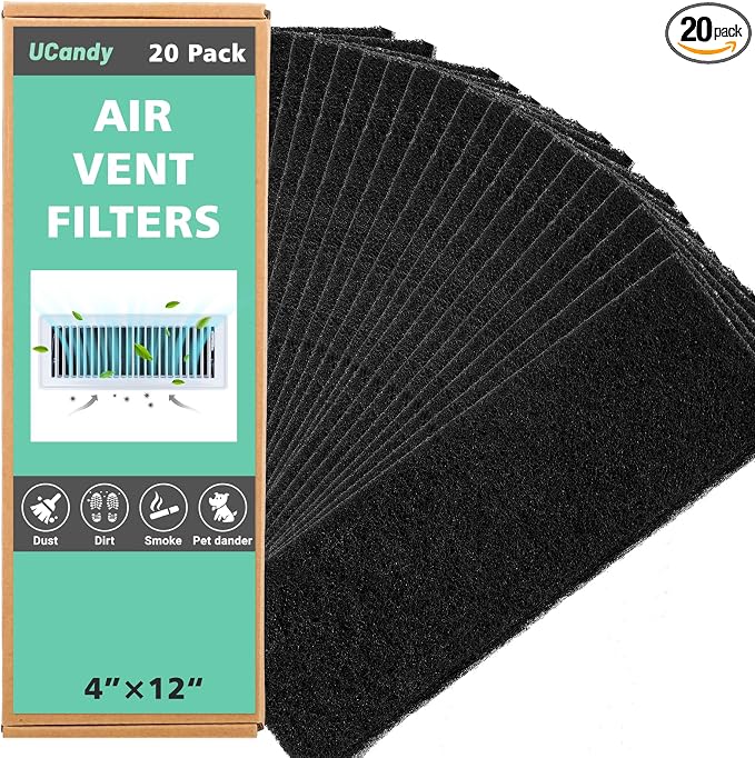 4"x12" Activated Carbon Air Vent Filters by Ucandy
