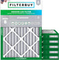 Filterbuy 24x28x2 Air Filter MERV 8 Essential Dust & Allergy Defense, by Filterbuy
