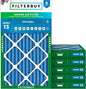 Filterbuy 12x24x2 Air Filter MERV 13 Optimal Smoke & Allergy Defense, by Filterbuy