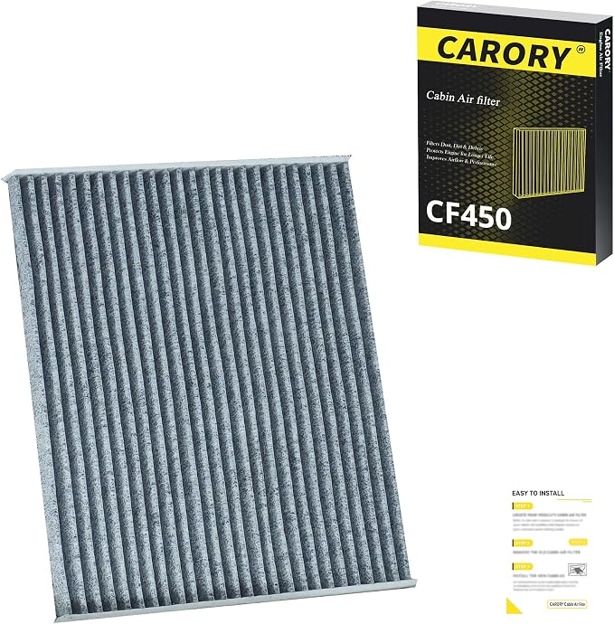Cabin Air Filter for Jeep Wrangler 2018-2025 & Gladiator 2020-2025, Activated by Carory