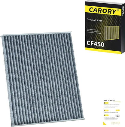 Cabin Air Filter for Jeep Wrangler 2018-2025 & Gladiator 2020-2025, Activated by Carory