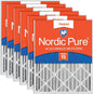 Nordic Pure 20x20x4 Pleated MERV 15 Air Filters 6 Pack by NordicPure