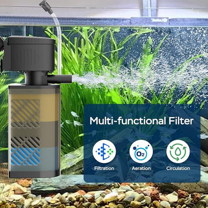 Aquarium Filter for 60-100 Gallon Tanks, Internal Large Fish Tank Filter - Image 2