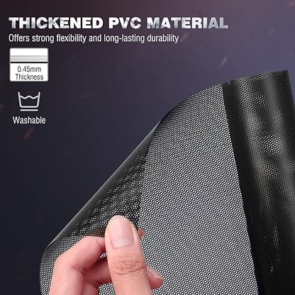 MoKo 400x300mm DIY PC Case Dust Mesh Filter, PVC Dustproof Magnetic Dust Filter - Image 3