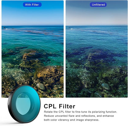 Haoge Filter Set for DJI Osmo Nano, Includes CPL, Osmo Nano Accessories - Image 3