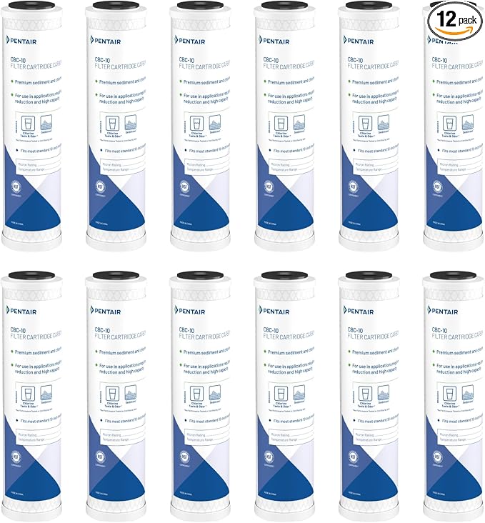 Pentair Pentek CBC-10 Carbon Water Filter, Under Sink Carbon Block Replacement by PENTAIRPENTEK