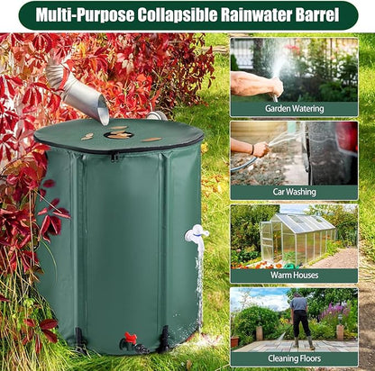 THUNDERBAY 53 Gallon Collapsible Rain Barrel, Portable Rain Barrels to Collect - Image 7