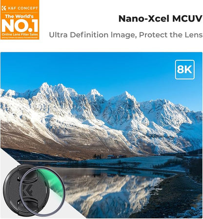 K&F CONCEPT 62mm MC UV Lens Protection Filter - Image 2
