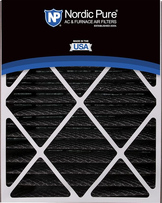 Nordic Pure 20x25x5 Air Bear AC Filter Replacement MERV 10 Pleated + Carbon 1 - Image 5