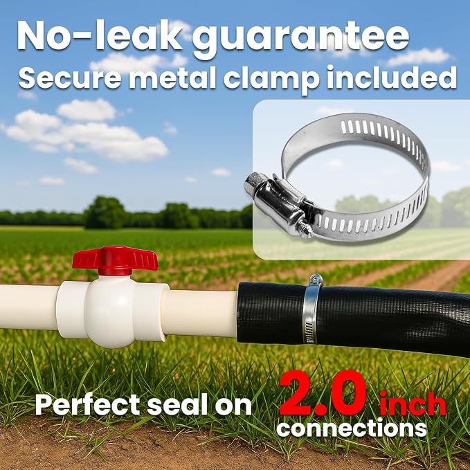 XtremepowerUS Backwash Hose Extra Heavy-Duty Pool Drain Hose 2" x 100 ft – 47 - Image 5