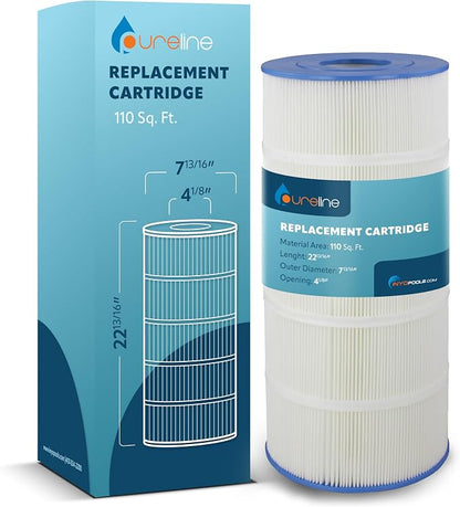 Pureline 110 Sq Ft Pool Replacement Cartridge Filter, Compatible by Pureline