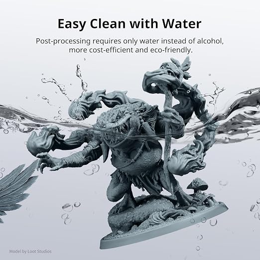 ANYCUBIC Water Washable 3D Printer Resin 2.0, 405nm High Precision 3D Resin - Image 2