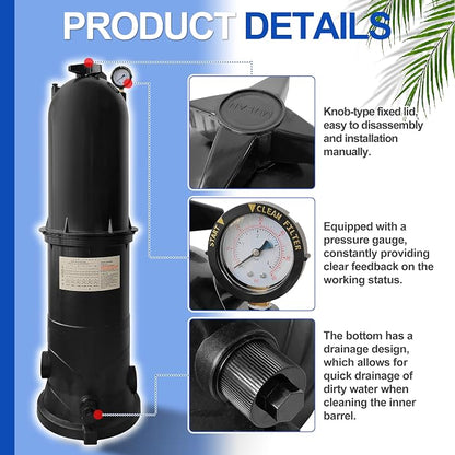 W3C17502 175 Sq.Ft. Pool Filter Compatible - Image 2