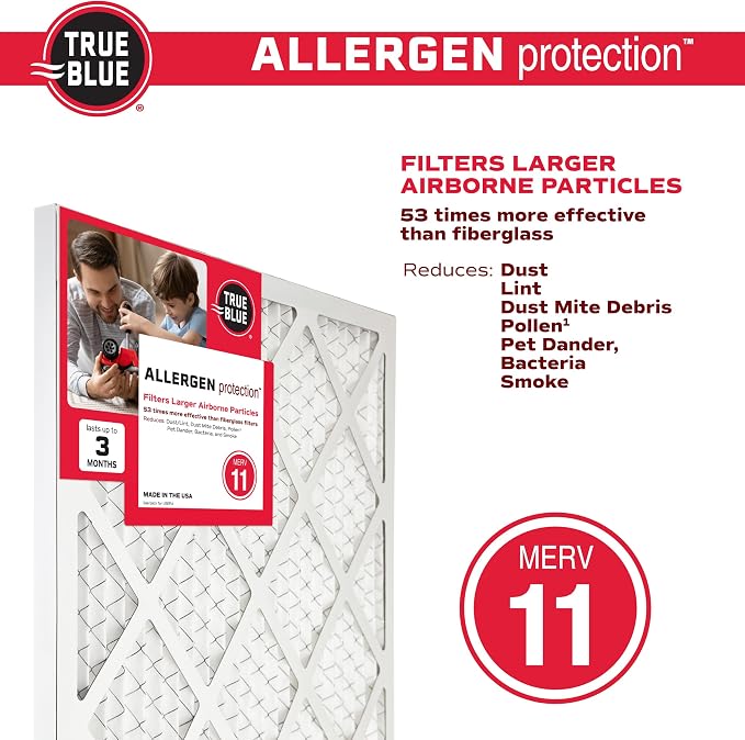True Blue Allergen 20x36x1 Air Filter, MERV 11 - Image 4