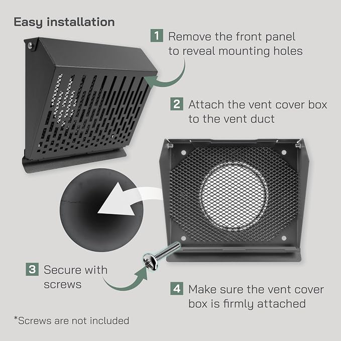 Vent Systems 4" Inch Exhaust Vent Cover - Image 4