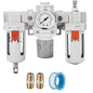 NANPU 3/4" NPT Air Filter, Regulator & Lubricator Combo by NANPU