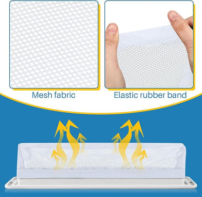 Zonon 12 Pcs 4 x 10 Inch Floor Register Trap Cover Vent Screen - Image 3