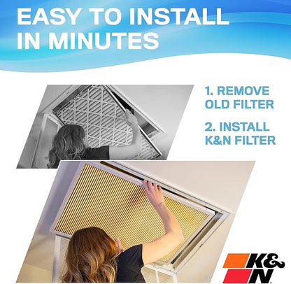K&N 14x30x1 HVAC Furnace Air Filter, Lasts a Lifetime, Merv 11, the Last HVAC - Image 5
