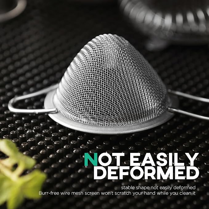 Homestia 2 Piece 3.3" Fine Mesh Strainer - Image 5