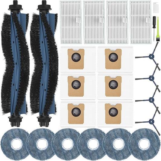 25PCS C20 Replacement Parts for eufy Omni C20 Vacuum Cleaner Includes Main Brush by DrRobor