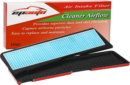 EPAuto Air Intake Filter + Grille Cover Replacement by EPAuto