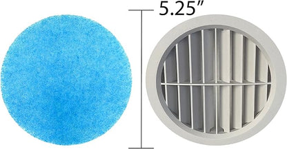 FilterTime RV FT-525 RV Air Filter 5.25" Round Air Duct AC Filter Replacement - Image 2