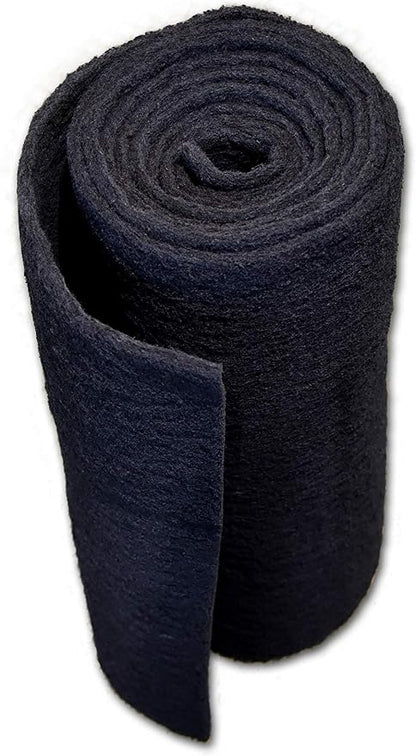 Carbon Fine Filter Media, 3/8" Thick, Ponds or Water Gardens, Made in USA by TheFilterPro