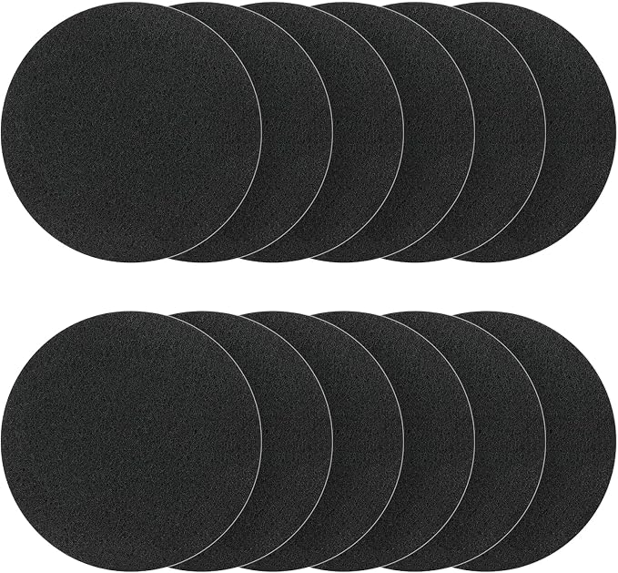Charcoal Filters for Compost Bucket, 12 Pack Compost Bin Filter, 6.7 inch by Tecreddy