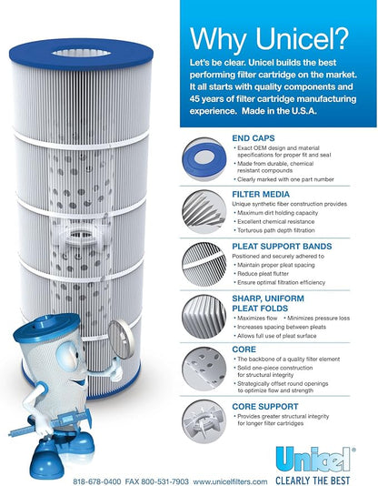 Unicel C-7350 50 Square Foot Media Replacement Hot Tub Spa Filter Cartridge - Image 6