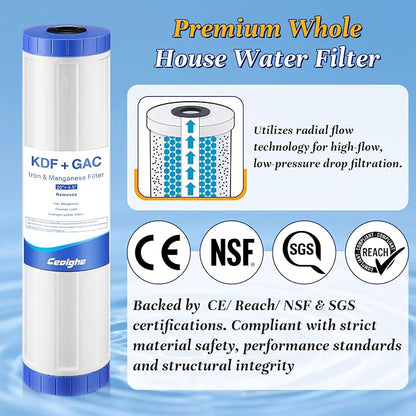 KDF-20BB & GAC Carbon Water Filter - Image 5