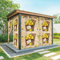 Lemon Outdoor Curtains for Patio Lemons in Baskets Summer Tropical Plant Brown by Unknown