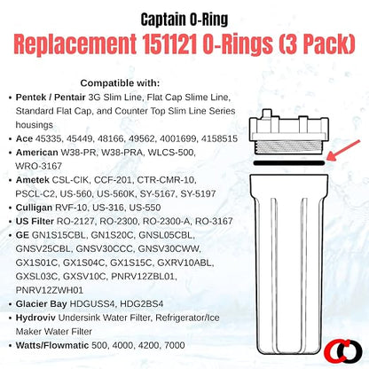 Captain O-Ring - Replacement 151121 / OR-38 / WS03X10001 / 10800-034 O-Rings - Image 2