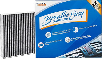 Spearhead Odor Defense Breathe Easy AC & Heater Cabin Filter | Fits 2014-20 by SPEARHEAD