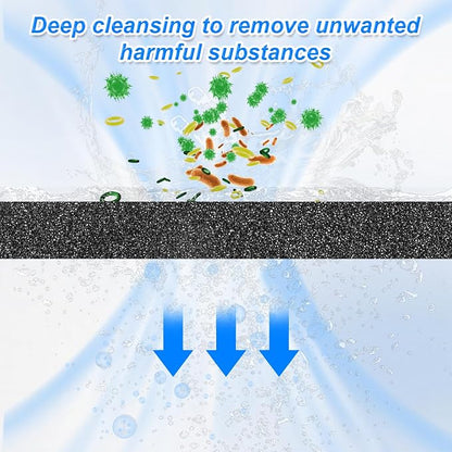 2 Pack Aquarium Bio Sponge Filter Pad, 40 PPI Fish Tank Filter Foam Sponges - Image 3